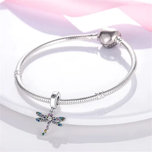Vista 5 de XinYouZhi Animal S925 Sterling Silver Bead Charms for Bracelets with Cubic Zirconia for Jewelry Making Birthday Valentines Day Gifts for Women Girls