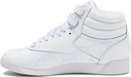 Vista 3 de Reebok Women's Freestyle Hi High Top Sneakers for Women, Black or White Basketball and Tennis Shoes Womens Size 5-12