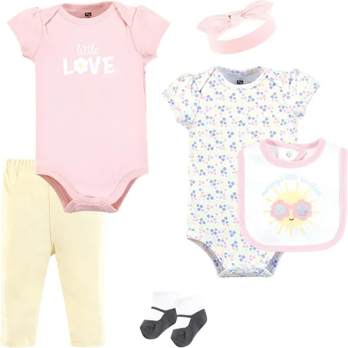 Vista 48 de Hudson Baby Juego de canastilla de algodón unisex para bebé Arcos de ballet Bunny