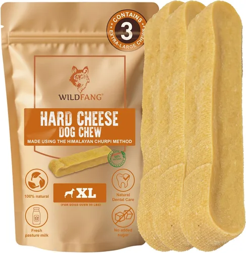 Vista 11 de Wildfang® Yak Chews, XS para perros de menos de 22 libras – Varilla dental para perros, dureza como el queso de yak del Himalaya, palitos de queso