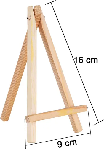 Vista 2 de eBoot Paquete de 24 atriles pequeños de madera.