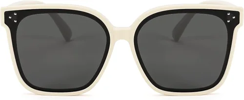 Vista 4 de FEISEDY Gafas de sol cuadradas polarizadas para niños y niñas, con protección UV, estilo clásico, B2316