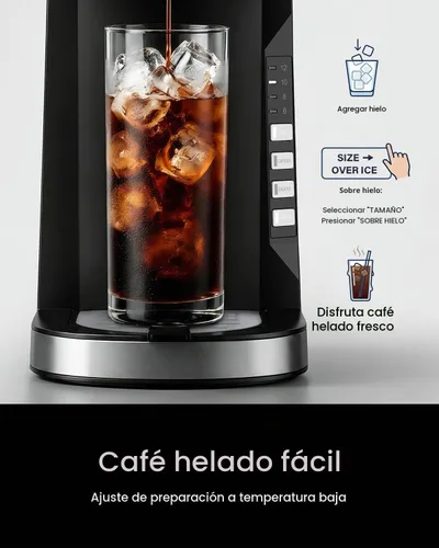 Vista 4 de SHARDOR Mini cafetera de una sola porción para cápsulas K-Cup y molidos