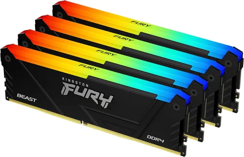 Vista 7 de Kingston Fury Beast KF432C16BB2A/8 - Memoria para computadora RGB 8 GB 3200MT/s DDR4 CL16 DIMM