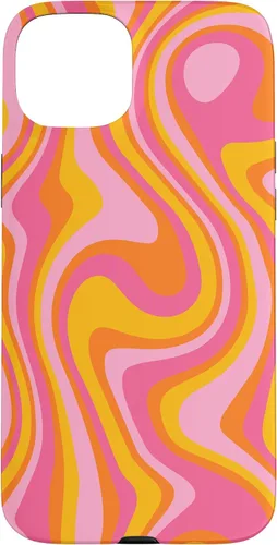 Vista 9 de Retro Groovy Liquid Swirl Hippie 70's 80's Psychedelic Phone Case for iPhone 17