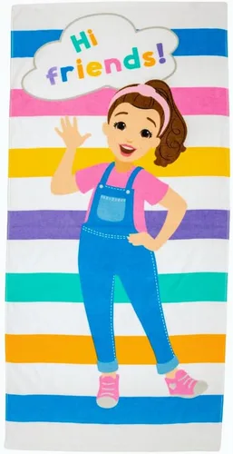 Vista 16 de Barney Classic - Toalla de baño de algodón súper suave para niños, 58 x 28 pulgadas, (producto oficial con licencia) Franco