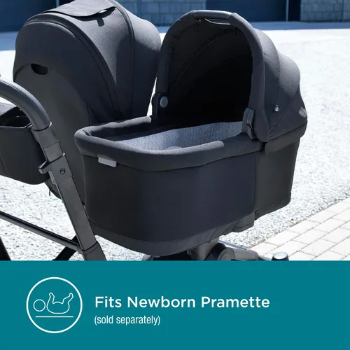 Vista 26 de Contours Element Side by-Side - Cochecito convertible para niños pequeños y bebés, individual a doble, opciones de asientos reversibles, compatible