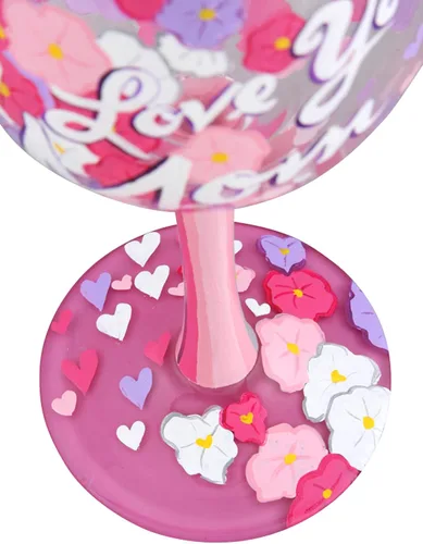 Vista 6 de Enesco Copa de vino I Love You Mom, STD, Multicolor