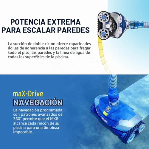 Vista 5 de Zodiac MX8 limpiador de succión lateral
