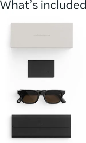 Vista 10 de Meta Glasses, Adventurer AI Glasses Negro / Marrón