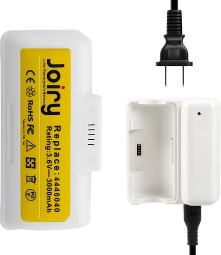 Vista 10 de Joiry Paquete de 2 baterías de repuesto de iones de litio de 3.6 V 3000 mAh compatibles con iRobot Braava Jet 240 Robots de mopa de piso
