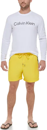Vista 4 de Calvin Klein Manga larga para hombre ligera secado rápido protección UPF 40