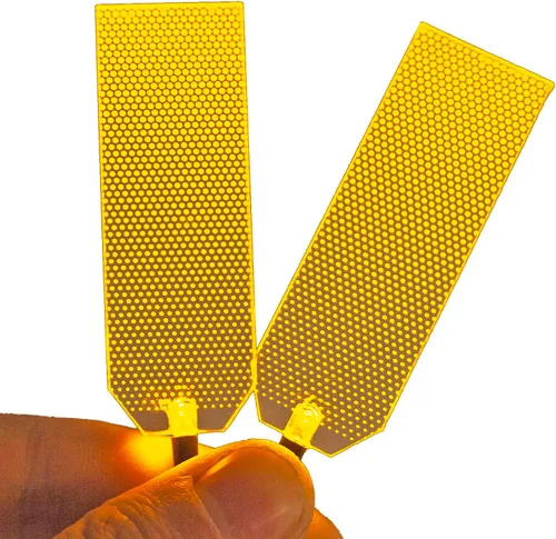 Vista 9 de Kit de bricolaje para cosplay con luz LED acrílica, kit de luces para casco RGB superhéroe para hombres y niños, azul