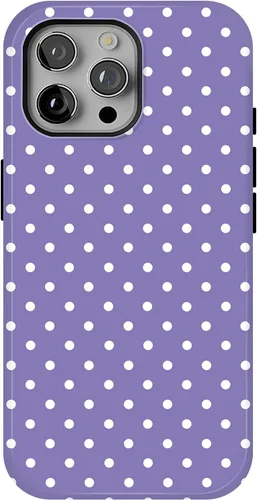 Vista 14 de Funda para iPhone 16 Pro Max con lunares, color negro y rosa Negro & Rosado