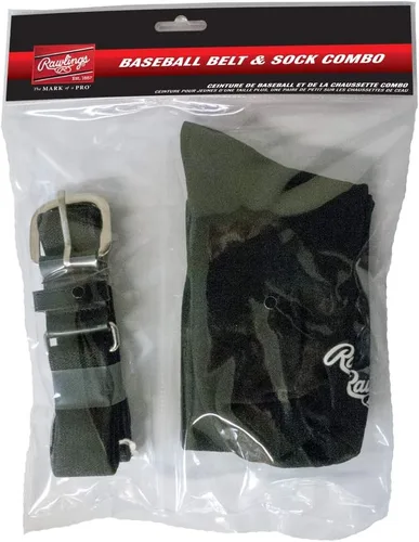 Vista 4 de Rawlings Combo de cinturón y calcetines Béisbol/Softbol Varios tamaños