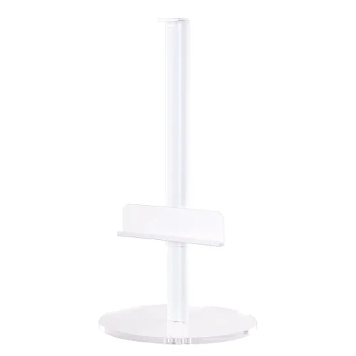 Vista 2 de RIKI - Soporte de tocador delgado Soporte de altura ajustable para espejos delgados RIKI (blanco)