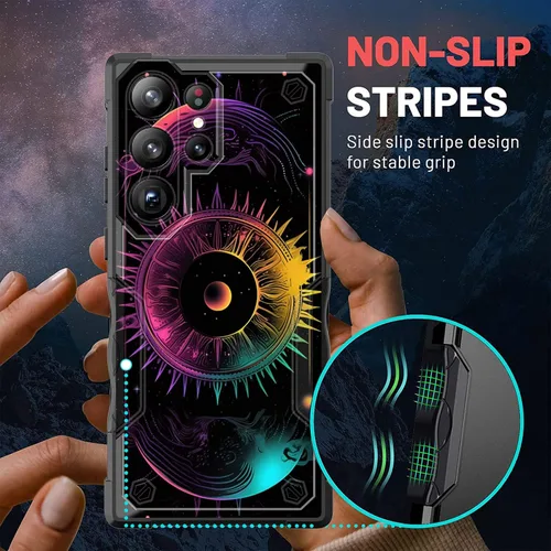 Vista 488 de Funda para Galaxy A14 5G, [Doble Capa][Protección contra Caídas de Grado Militar de 10 Pies] [Antideslizante] Funda Resistente a Prueba de Golpes