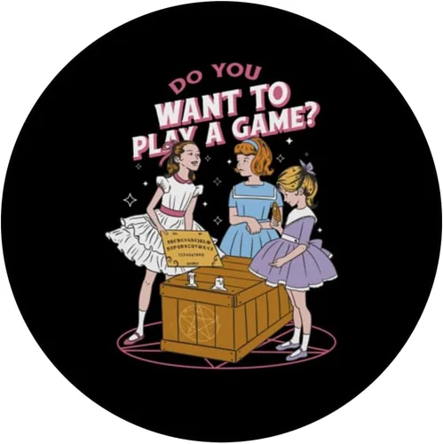 Vista 3 de Divertido tablero Ouija Wiccan Alt Grunge, ropa de moda espeluznante PopSockets intercambiables PopGrip
