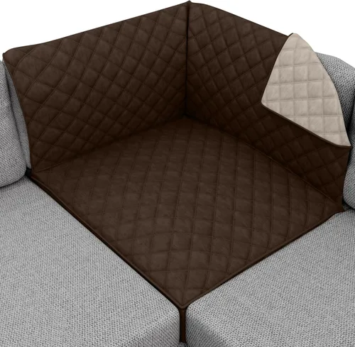 Vista 146 de Sofa Shield - Funda para sofá Loveseat con correa patentada, protector de cojín, funda reversible diseñada en EE. UU. resistente a manchas