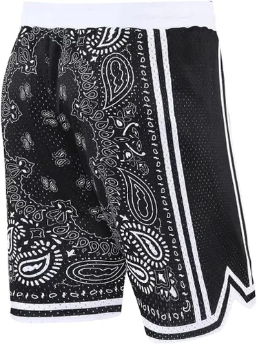 Vista 4 de DIOTSR Pantalones cortos deportivos de baloncesto para hombre, pantalones cortos de malla para entrenamiento casual para correr, con bolsillos