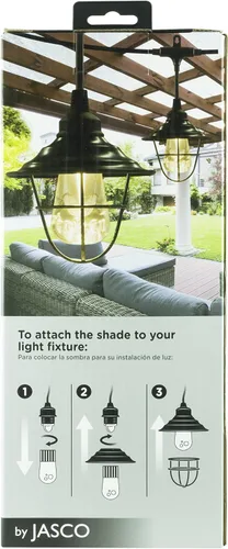 Vista 5 de Enbrighten Cafe Add-On - Persianas de lente con acabado de bronce aceitado, fáciles de instalar, para usar con tiras de luces Enbrighten Cafe