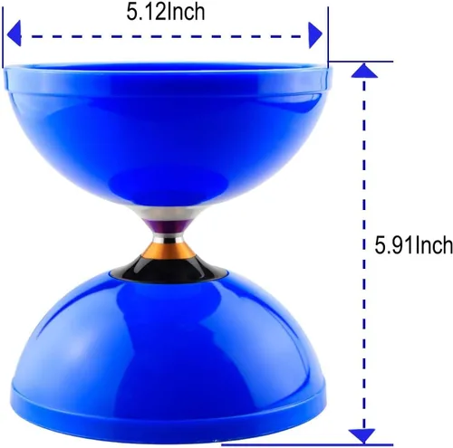 Vista 4 de MAGICYOYO Diabolos MD01 Pro Triple Bearings Diábolo Yoyos para niños, adolescentes y adultos, juguete de malabarismo giratorio de principiantes a