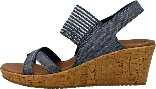 Vista 8 de Skechers Beverlee - Sandalias altas de plataforma de cuña para mujer