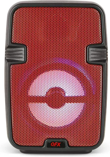 Vista 10 de QFX BT-60-BK Altavoz Bluetooth de 4 "con luces LED - Negro