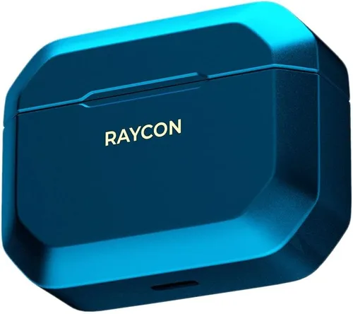 Vista 4 de Raycon Los auriculares inalámbricos Bluetooth para juegos con micrófono integrado, baja latencia, 31 horas de batería, funda de carga