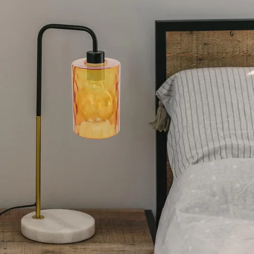 Vista 9 de Osaladi Pantalla de cristal pequeña con patrón de piedra de 5.90 x 3.93 x 3.93 pulgadas, pantalla decorativa de repuesto para luces colgantes