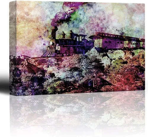 Vista 25 de Hermoso paisaje lona Wall Decor, arte moderno, Home Sets, 12" x 18