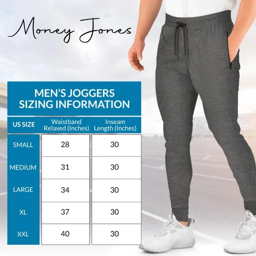 Vista 6 de Joggers para hombre, paquete de 3, pantalones deportivos Tech Fleece para hombre, pantalones deportivos con bolsillos