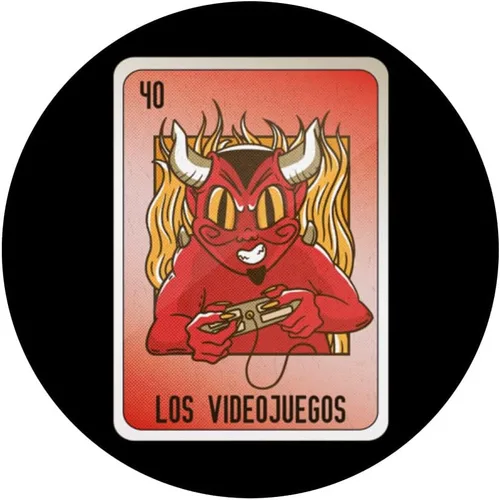 Vista 3 de Los Videojuegos Mexican Slang Chicano Bingo Cards PopSockets Swappable PopGrip