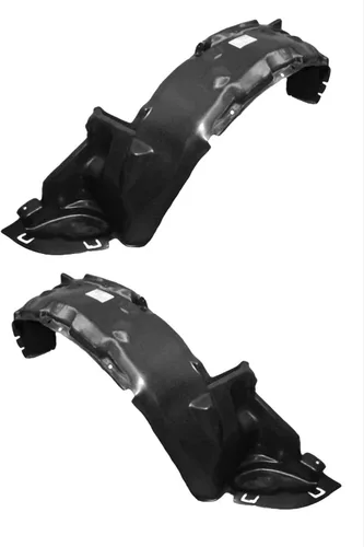 Vista 3 de Parts N Go Juego de protectores de guardabarros con clips para 1992-1995 Civic delantero lado del conductor y pasajero izquierdo derecho HO1248102