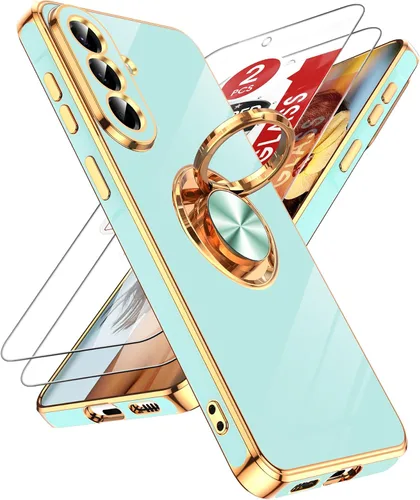 Vista 10 de LeYi Funda para iPhone XR: con Protector de Pantalla de Vidrio Templado [Paquete de 2] Soporte de Anillo Giratorio de 360°, Soporte Magnético