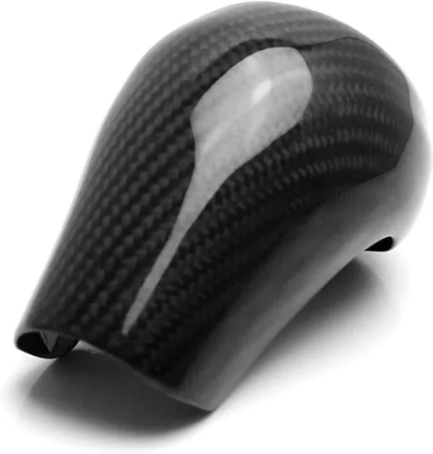 Vista 6 de iJDMTOY Carcasa para palanca de cambios de fibra de carbono, color negro brillante, compatible con Chevrolet 2016 en adelante Gen6 Camaro