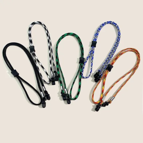 Vista 7 de Glasses Strap Eye Glasses Holder Strap for Kids Men Women, Adjustable Sunglasses Straps Eye Glasses Holders Around Neck (Multicolor, 5PCS)