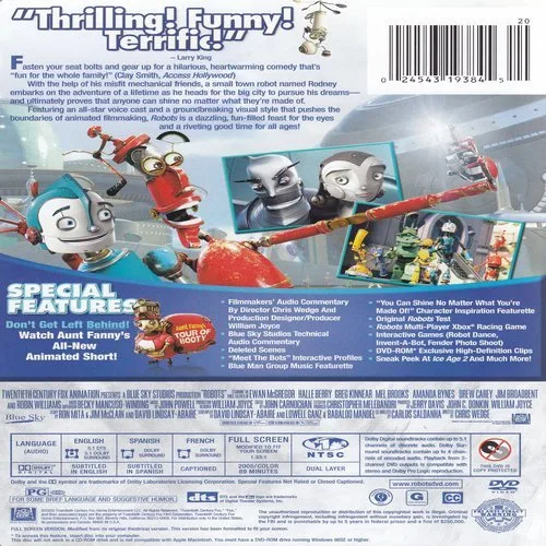 Vista 2 de Robots (Full Screen Edition)