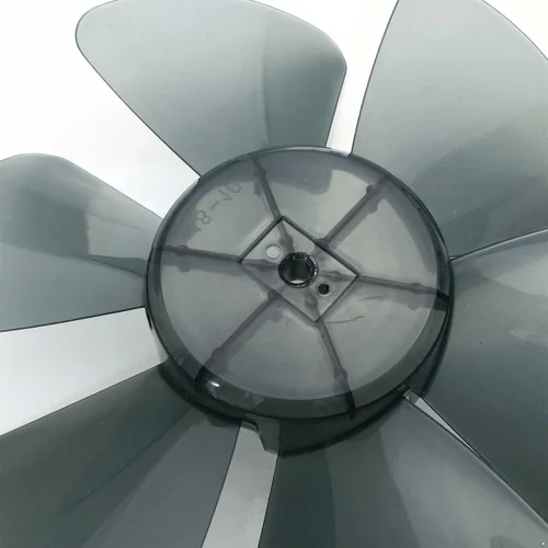 Vista 6 de dPois Hoja de ventilador de plástico hojas universal para el hogar, pedestal de pie para ventilador de mesa, pieza de repuesto con cubierta de Negro