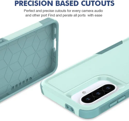 Vista 36 de Jeylly Compatible con Samsung Galaxy A22 5G Funda, Funda Samsung A22 5G con 2pcs protectores de pantalla de vidrio templado