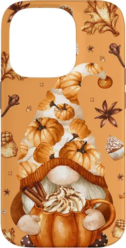 Vista 17 de Thanksgiving Gnome Love Pumpkin Spice Cute Fall Yall Pattern Case for iPhone 17
