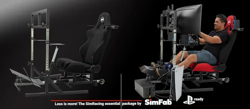 Vista 7 de OpenWheeler GEN3 Racing Wheel Simulator Stand Cockpit Black. Compatible With Logitech G923 G29 G920 Thrustmaster Fanatec Wheels Xbox One, PS4