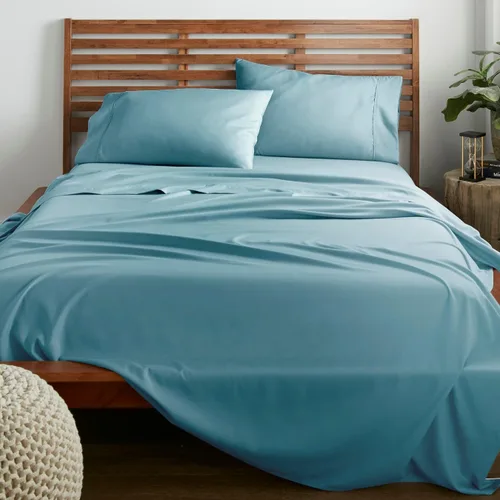Vista 15 de American Home Collection Juego de sábanas de tamaño individual, bolsillo profundo de 16 pulgadas, sábanas de microfibra ultrasuave, transpirables