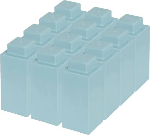 Vista 26 de EverBlock Paquete modular de plástico de tamaño natural de 3 x 3 pulgadas Bloques de construcción gigantes Fácil de conectar y reutilizar Uso