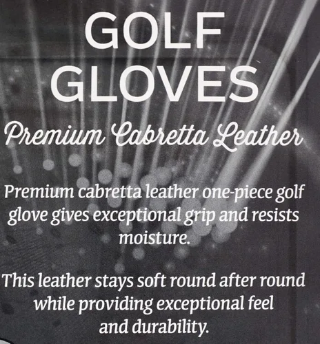 Vista 7 de Kirkland Signature - Guantes de golf de cuero Cabretta premium, talla L (4 unidades)