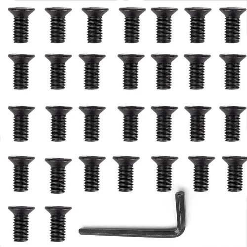 Vista 2 de Accesorios para tornillos de cabeza de frente para equilibrar eje de bloqueo Tornillo de bloqueo Tornillo de bloqueo de acero Perno fijo para Xiaomi