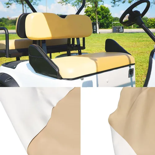 Vista 4 de GXYWADY Cubierta inferior del asiento delantero marrón del carrito de golf 71602G04 Reemplazo para EZGO TXT 1995-2013