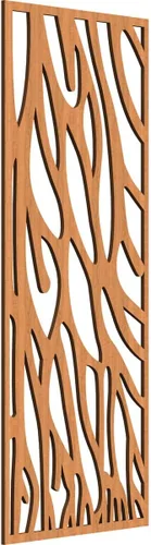 Vista 195 de 9 3/8"W x 24 3/8"H x 1/4"T Bristol Decorativos Paneles de Pared de Madera Calado, Cereza