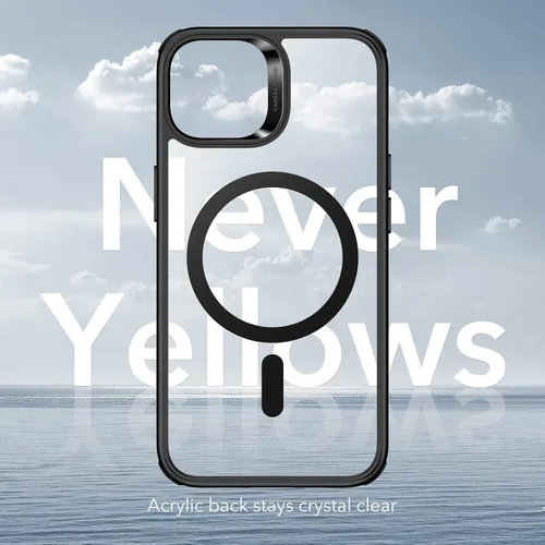 Vista 8 de ESR Funda para iPhone 14 Plus, compatible con MagSafe, protección de grado militar a prueba de golpes, resistente al amarillamiento, funda magnética