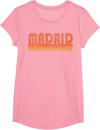 Vista 96 de clásico Retro Madrid playera, hombre 3XL, Asphalt Negro